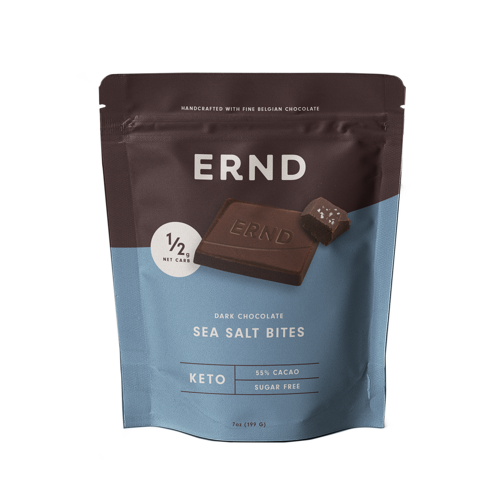 Sea Salt Dark Chocolate Bites (7 oz) - ERND Snacks
