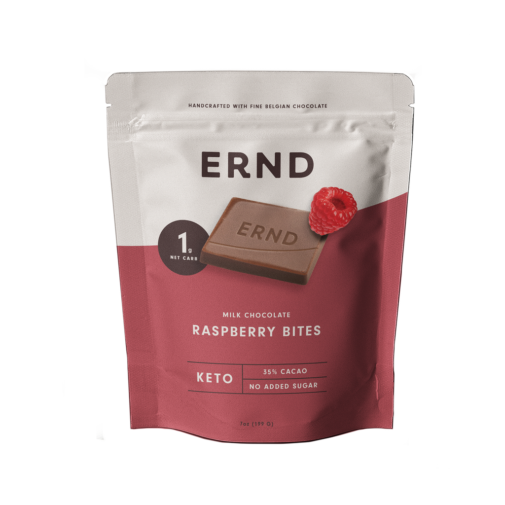 Raspberry Milk Chocolate Bites (7 oz) - ERND Snacks