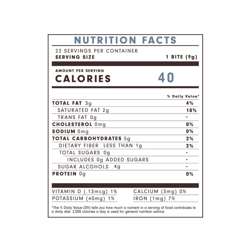 Sea Salt Dark Chocolate Bites (7 oz) - ERND Snacks