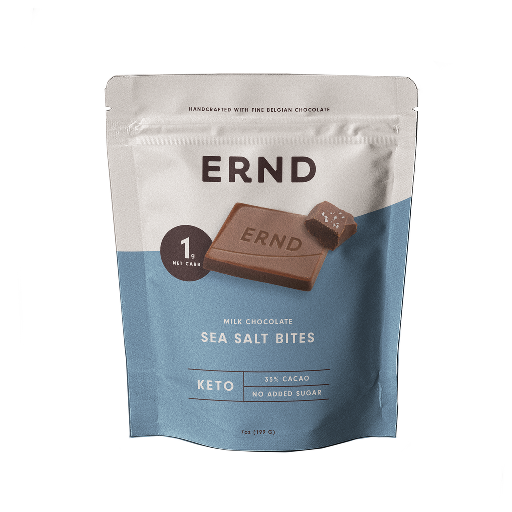 Sea Salt Milk Chocolate Bites (7 oz) - ERND Snacks