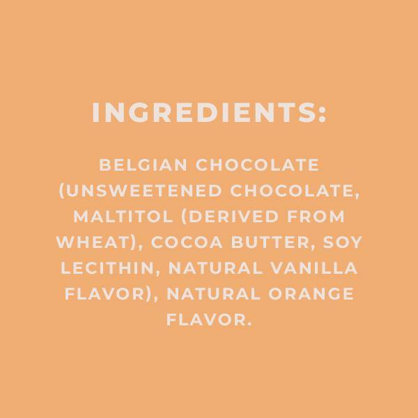 Orange Dark Chocolate Bites (7 oz) - ERND Snacks