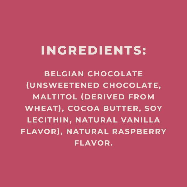 Raspberry Dark Chocolate Bites (7 oz) - ERND Snacks
