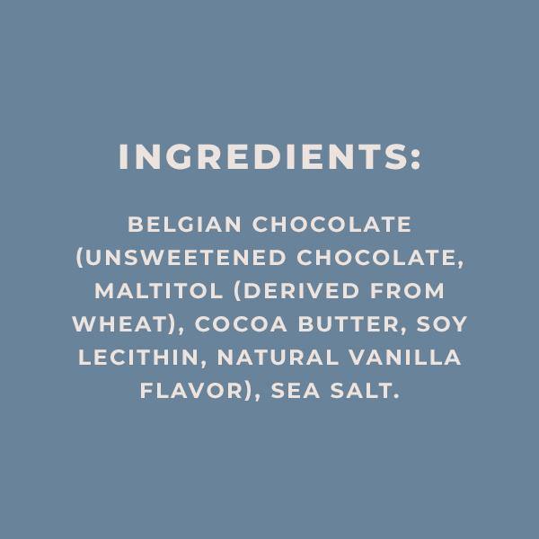 Sea Salt Dark Chocolate Bites (7 oz) - ERND Snacks