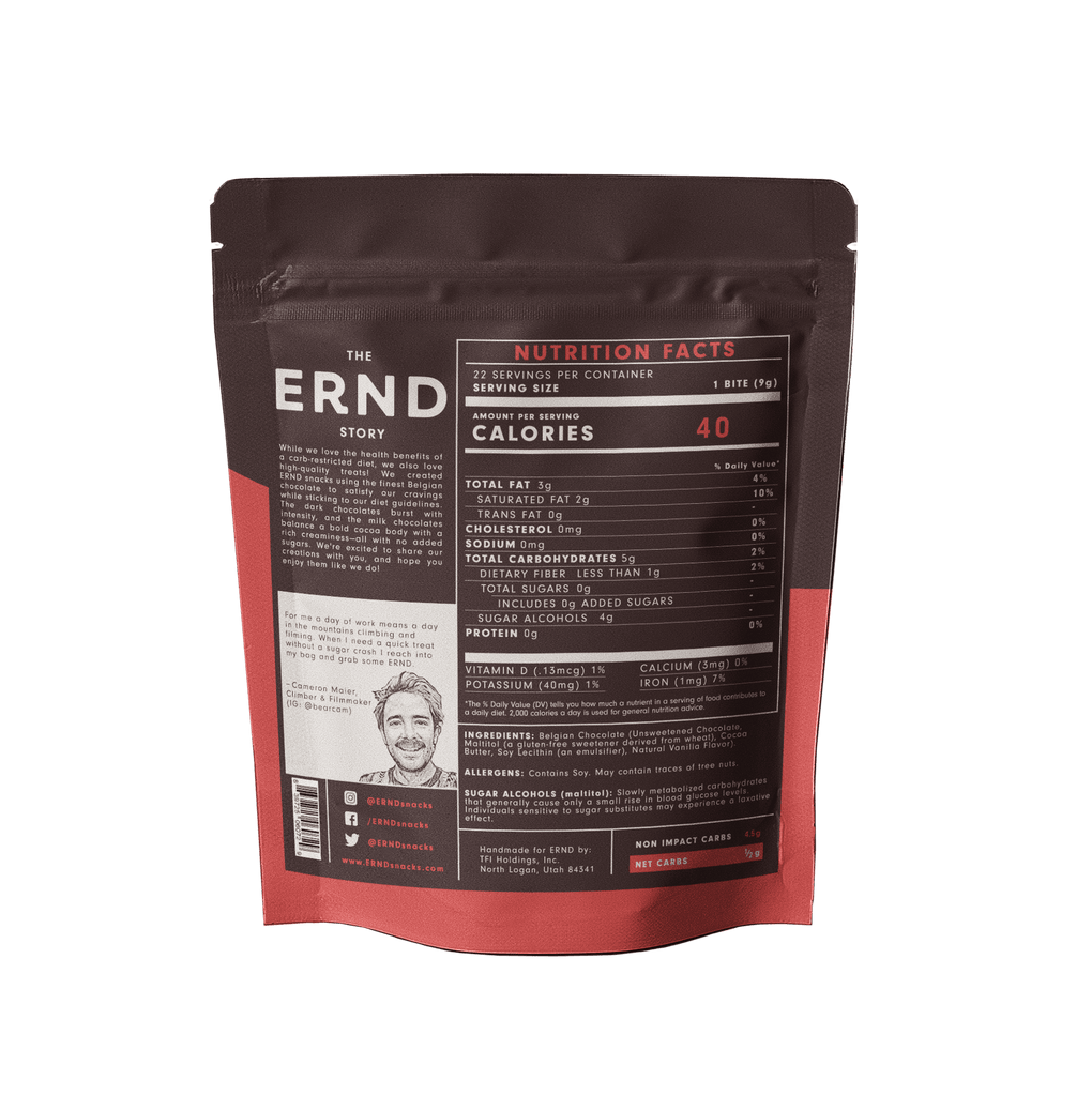 Dark Chocolate Bites (7 oz) - ERND Snacks