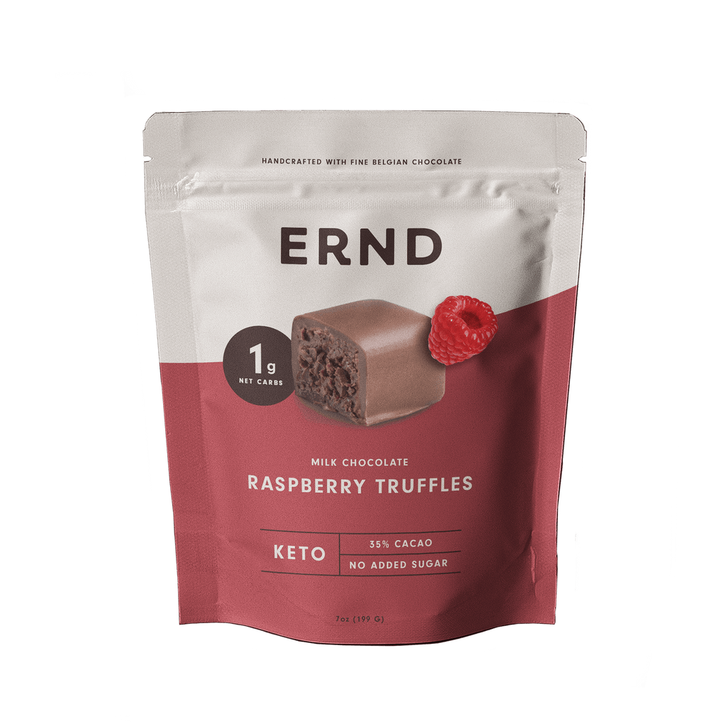 Raspberry Milk Chocolate Truffles (7 oz) - ERND Snacks